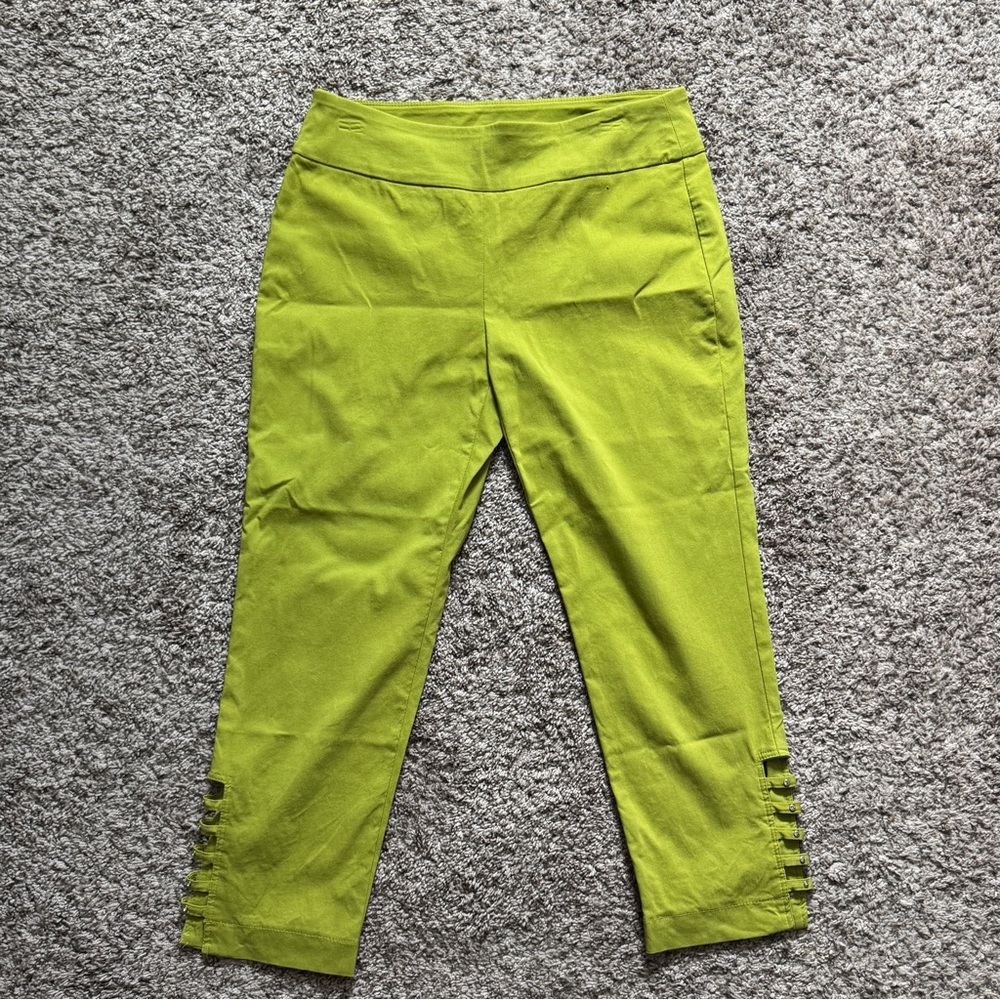 Attyre Vibrant Green Cropped Pants